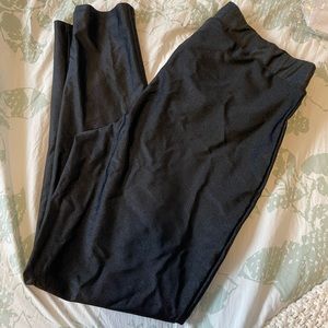 Dress black leggings